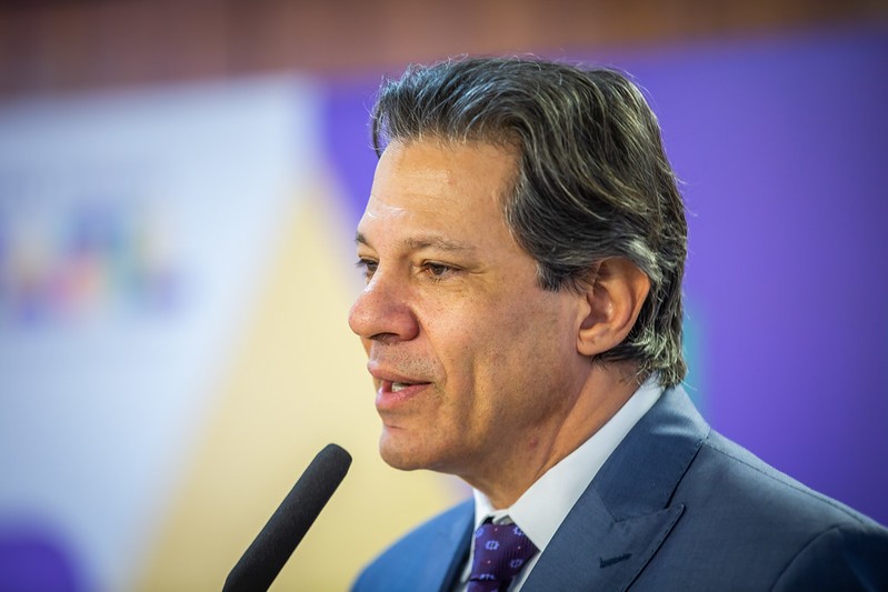 Haddad disse que o Brasil tem condições de captar muitos recursos no exterior. Foto: Ministério da Fazenda