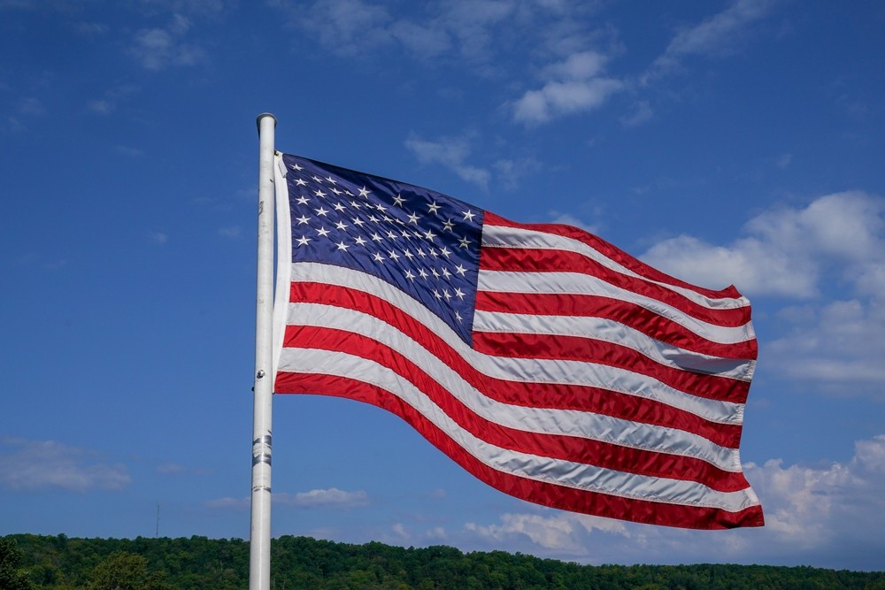 Bandeira dos EUA (Shutterstock)