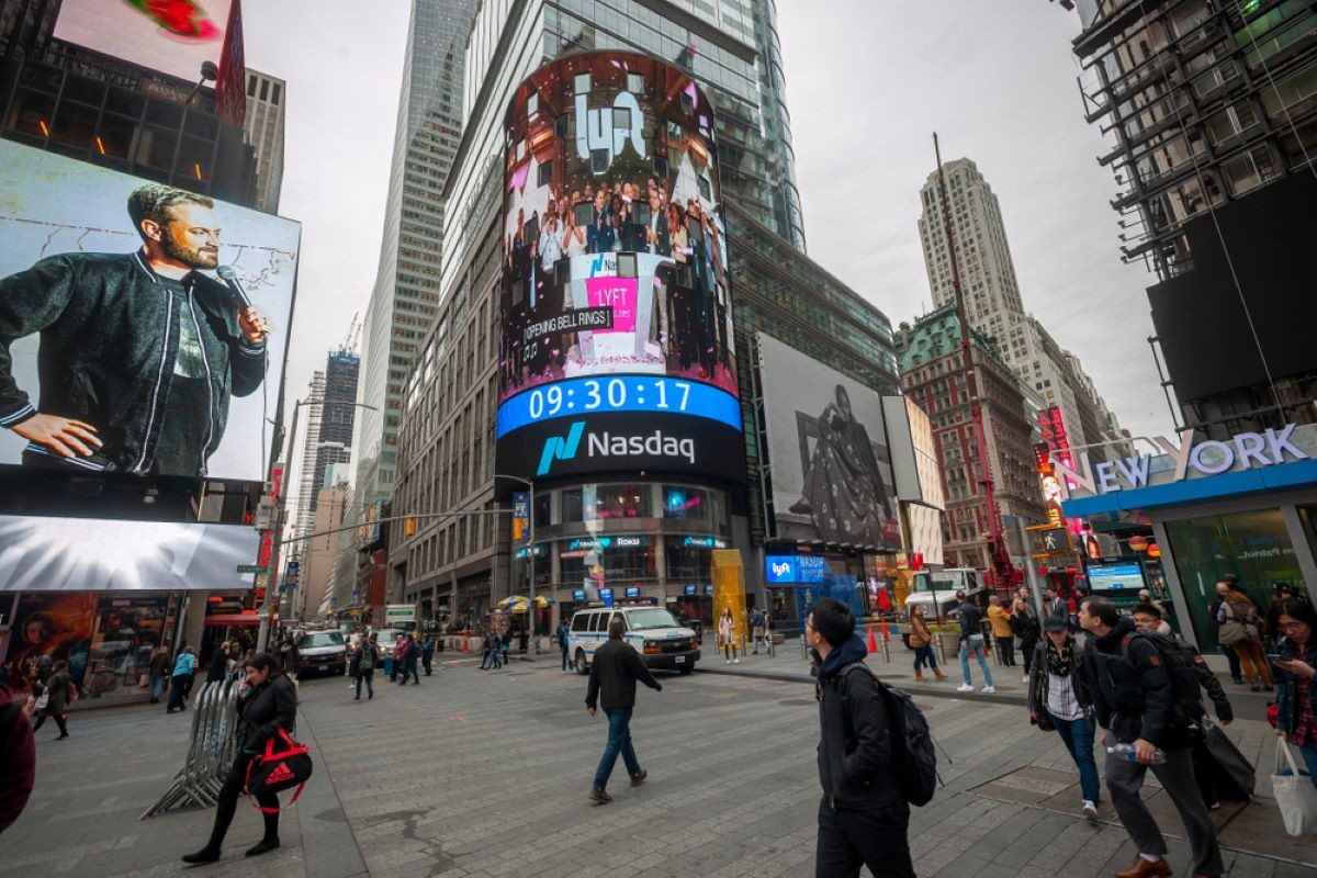 Nasdaq abriga empresas de tecnologia em Nova York. Fotos: Shutterstock