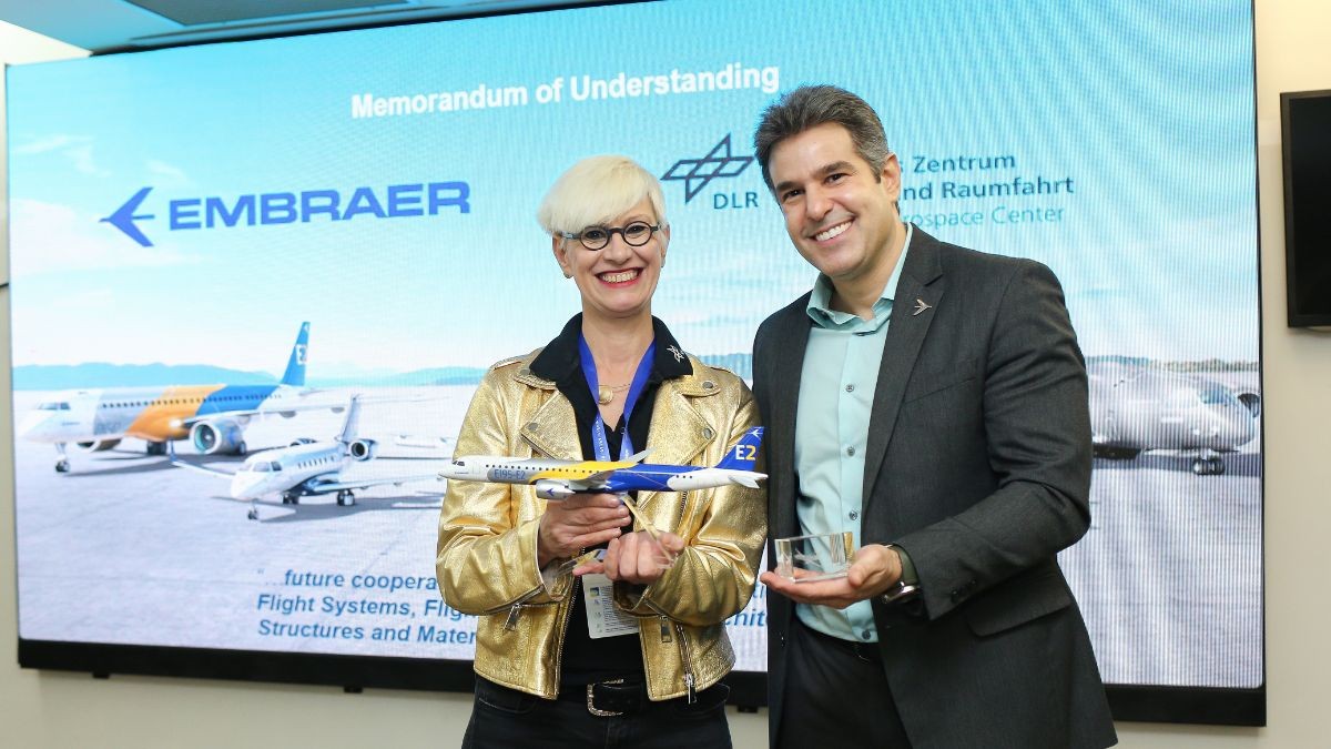 Memorando foi assinado em visita de comitiva da DLR à Embraer. Foto: Shutterstock