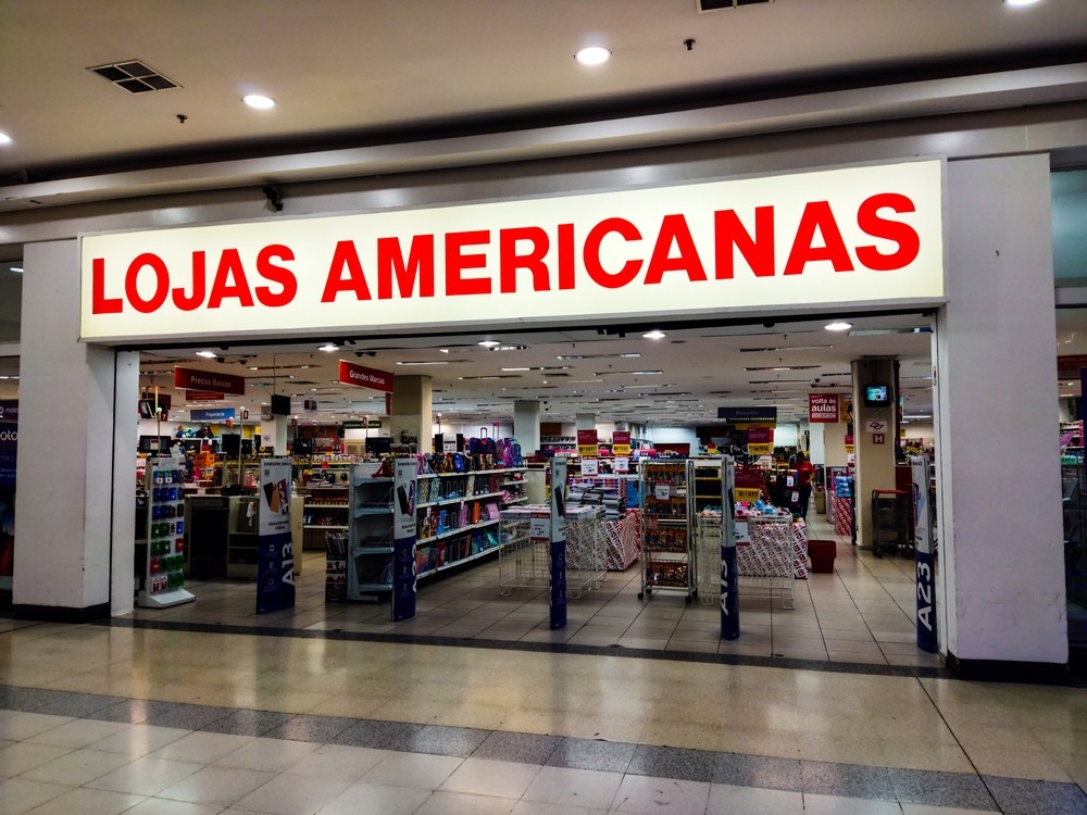 Fachada de loja da Americanas (AMER3) (Shutterstock)