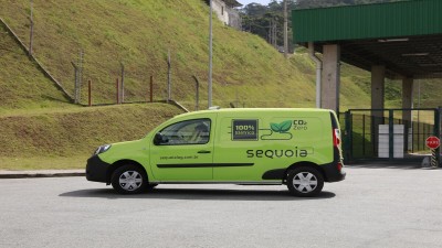 Carro 100% elétrico da Sequoia (reprodução/Facebook)
