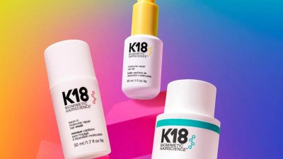 K18, marca premium de cuidados capilares (Divulgação/Unilever)