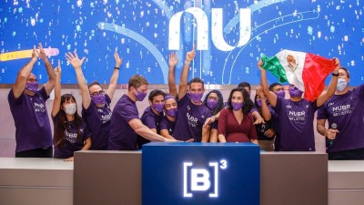 Nubank foi a última empresa a faze IPO na B3, em dezembro de 2021 (B3/Divulgação)