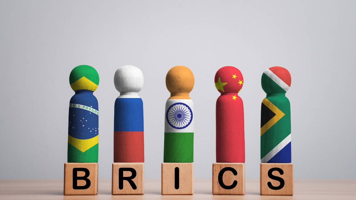 Brics é um bloco econômico formado por Brasil. Rússia, Índia, China e África do Sul - Shutterstock