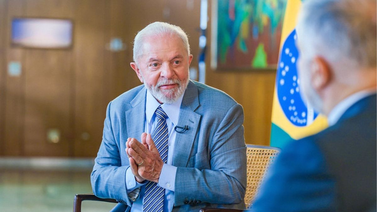 Lula concede entrevista à Rede TV (Ricardo Stuckert / Divulgação)