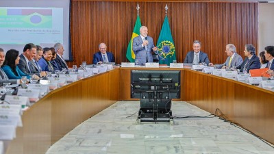 Lula em reunião ministerial (Ricardo Stuckert/Presidência)