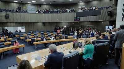 A Câmara Municipal de São Paulo vota a adesão da capital paulista à privatização da Sabesp (Rede Câmara)