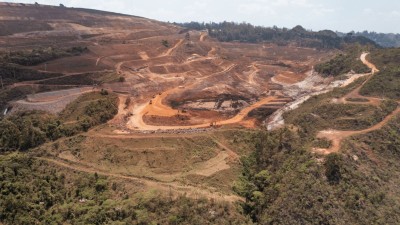 A barragem B3/B4, em Nova Lima, não apresenta mais riscos, segundo a Vale (Divulgação)