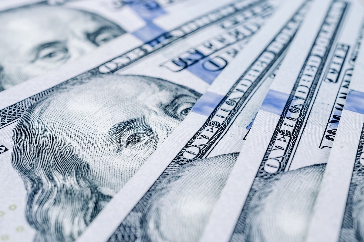 Dólar é a moeda oficial dos Estados Unidos. Foto: Shutterstock