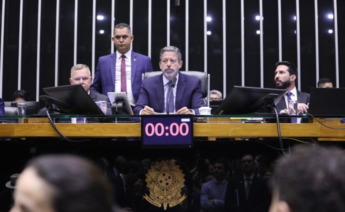 Presidente Arthur Lira dirigiu a sessão. Foto: Marina Ramos/Câmara dos Deputados