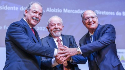 Mercadante, Lula e Alckmin apoiaram a criação da LCD (Ricardo Stuckert/Presidência)