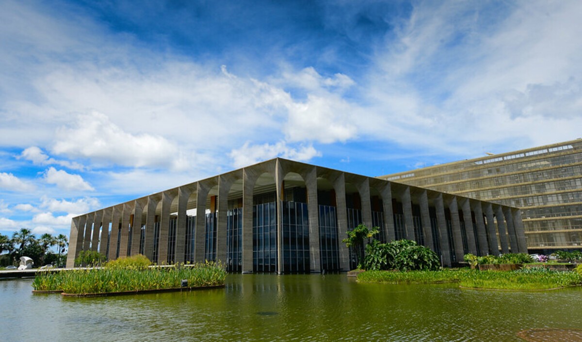 Palácio do Itamaraty, em Brasília. Foto: Shutterstock