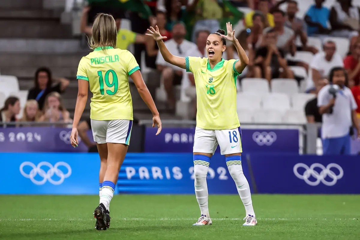 Futebol feminino terminou com a medalha de prata. Foto: Gaspar Nóbrega/COB