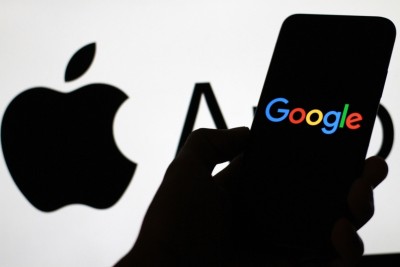 Apple e Google valem juntas mais de US$ 5,4 trilhões. Foto: Shutterstock