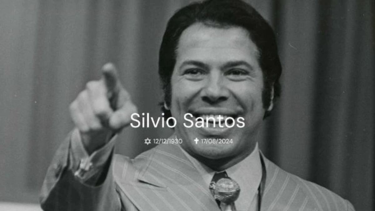 Silvio Santos morreu neste sábado (17), aos 93 anos (Reprodução/Redes sociais)