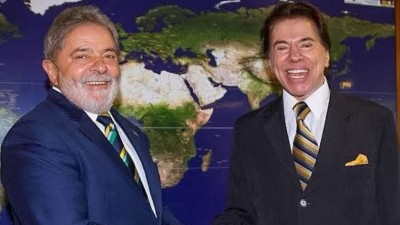 Lula recebeu Silvio Santos em 2010 (Reprodução/Shutterstock)