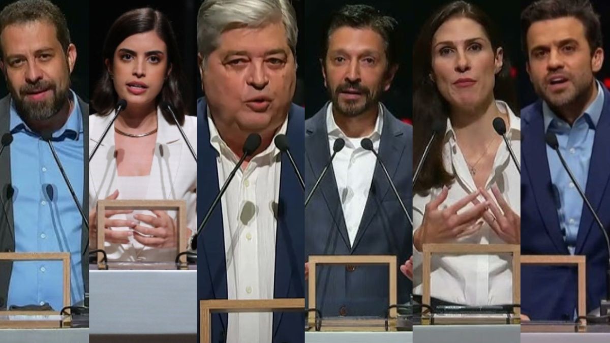 Boulos lidera as intenções de voto segundo a última pesquisa eleitoral (Imagem: TV Cultura)