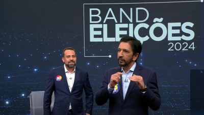 Debate Band marca começo da disputa do 2º turno (Imagem: Reprodução/TV Bandeirantes)