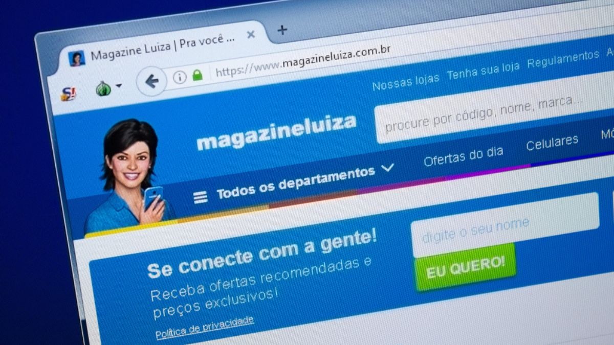 Magazine Luiza 96,58% desde a máxima histórica de R$ 272,30 (Imagem: Shutterstock)