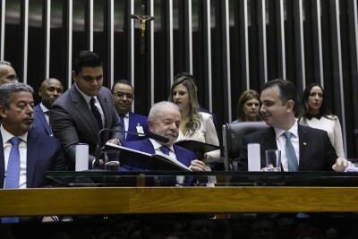 Presidentes do Legislativo e Executivo (Imagem: Roque de Sá/Agência Senado)