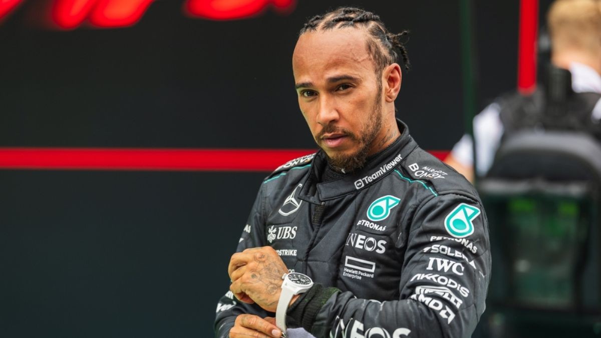 Hamilton utilizou suas redes sociais para se despedir da equipe alemã (Imagem: Shutterstock)