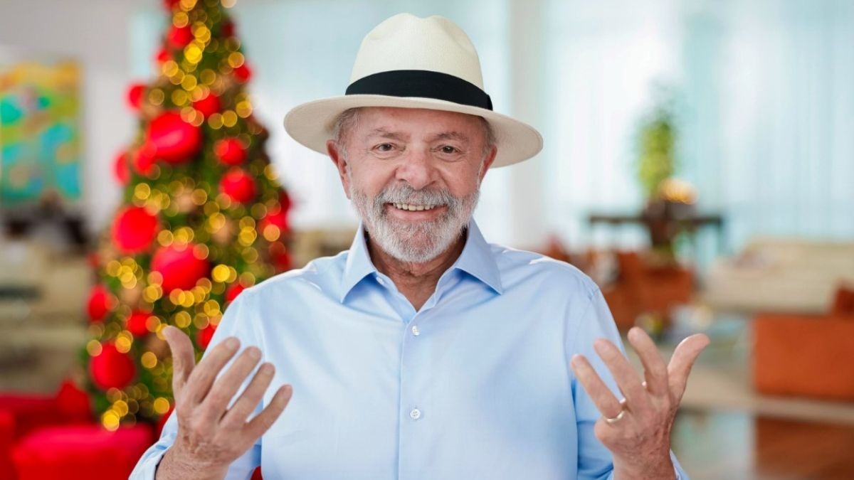 Lula fez pronunciamento de Natal nesta segunda-feira (Imagem: Ricardo Stuckert/Presidência)