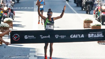 Na prova feminina, o Brasil ficou na 3ª colocação (Imagem: Paulo Pinto/Agência Brasil)