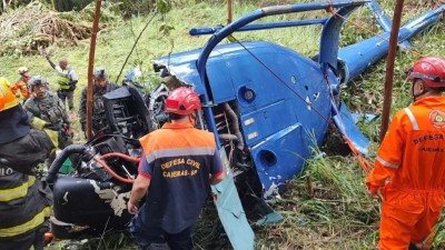 O helicóptero decolou do Campo de Marte às 19h30 de quinta-feira (Imagem: Shutterstock)