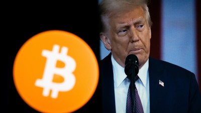 Apesar da recuperação do Bitcoin, a memecoin oficial de Trump cai quase -10% nas últimas 24 horas (Imagem: Shutterstock)