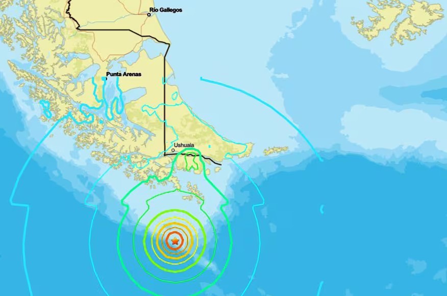 Imagem aérea do local atingido pelo terremoto (Imagem: Serviço Geológico dos Estados Unidos) Imagem aérea do local atingido pelo terremoto (Imagem: Serviço Geológico dos Estados Unidos)