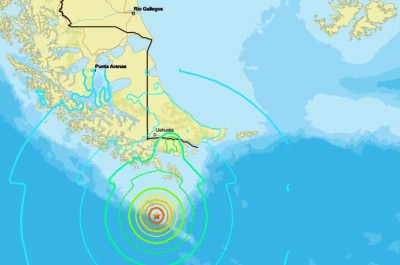 Imagem aérea do local atingido pelo terremoto (Imagem: Serviço Geológico dos Estados Unidos) Imagem aérea do local atingido pelo terremoto (Imagem: Serviço Geológico dos Estados Unidos)