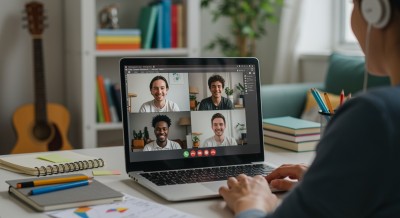 Aplicativo de videochamada é usado para conversas à distância (Imagem: Shutterstock)