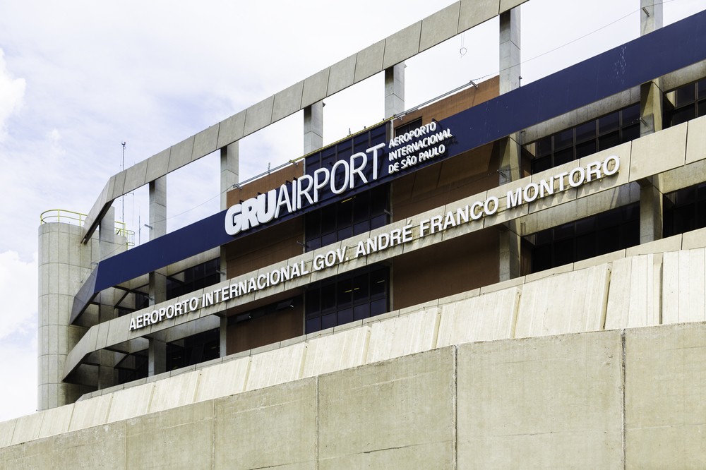 GRU Airport é um importante hub na América Latina (Imagem: Shutterstuck) GRU Airport é um importante hub na América Latina (Imagem: Shutterstuck)