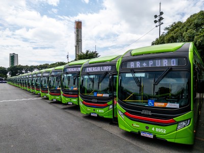 Licitações de ônibus de São Paulo estiveram no meio de problemas com atuação do PCC em diversas linhas da capital (Imagem: Edson Lopes Jr /SECOM)