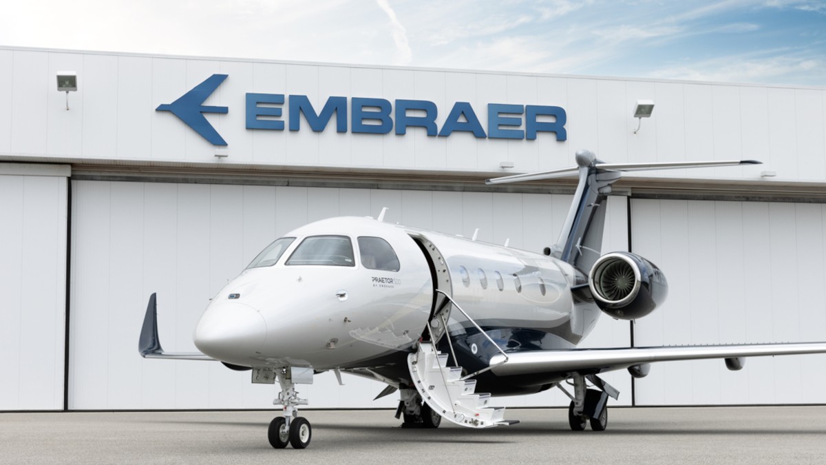Aviação executiva da Embraer lidera a melhora de desempenho (Imagem: Divulgação)