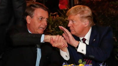 Bolsonaro agradeceu ao presidente dos EUA pela publicação (Imagem: Allan Santos/Secom) Bolsonaro agradeceu ao presidente dos EUA pela publicação (Imagem: Allan Santos/Secom)