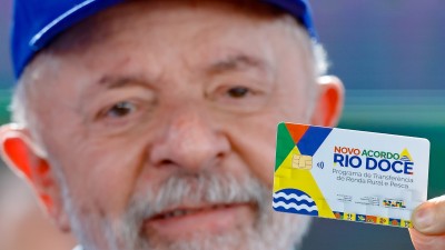 Presidente elogia rapidez em seu governo para liberar pagamentos da mineradora (Imagem: Ricardo Stuckert/PR) Presidente elogia rapidez em seu governo para liberar pagamentos da mineradora (Imagem: Ricardo Stuckert/PR)