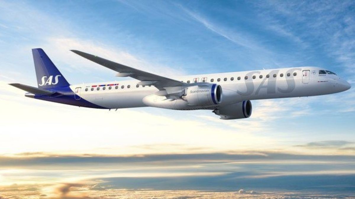Jatos serão entregues à SAS (Scandinavian Airlines) a partir de 2027 (Imagem: Divulgação/Embraer) Jatos serão entregues à SAS (Scandinavian Airlines) a partir de 2027 (Imagem: Divulgação/Embraer)