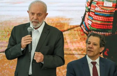 Lula e Haddad fizeram anúncio conjunto em Brasília (Imagem: Agência Brasil)
