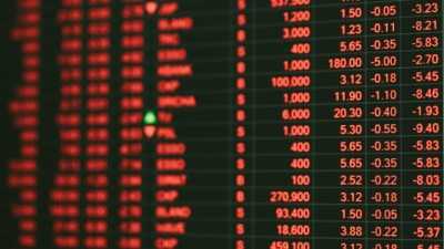 O IFIX, por outro lado, subia 0,95% (Imagem: Shutterstock)
