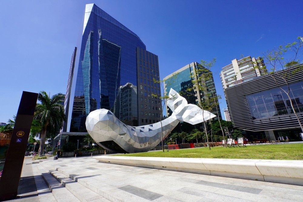 Baleia da Faria Lima é um dos símbolos do mercado financeiro no Brasil (Imagem: Shutterstock) Baleia da Faria Lima é um dos símbolos do mercado financeiro no Brasil (Imagem: Shutterstock)
