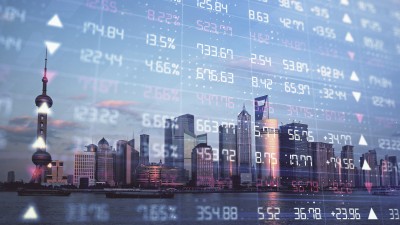 O principal índice da Bolsa de Xangai bateu sua máxima da década (Imagem: Shutterstock)