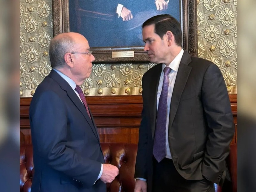 Vieira e Rubio já se encontraram anteriormente, mas nenhum acordo foi fechado (Imagem: Embaixada do Brasil)