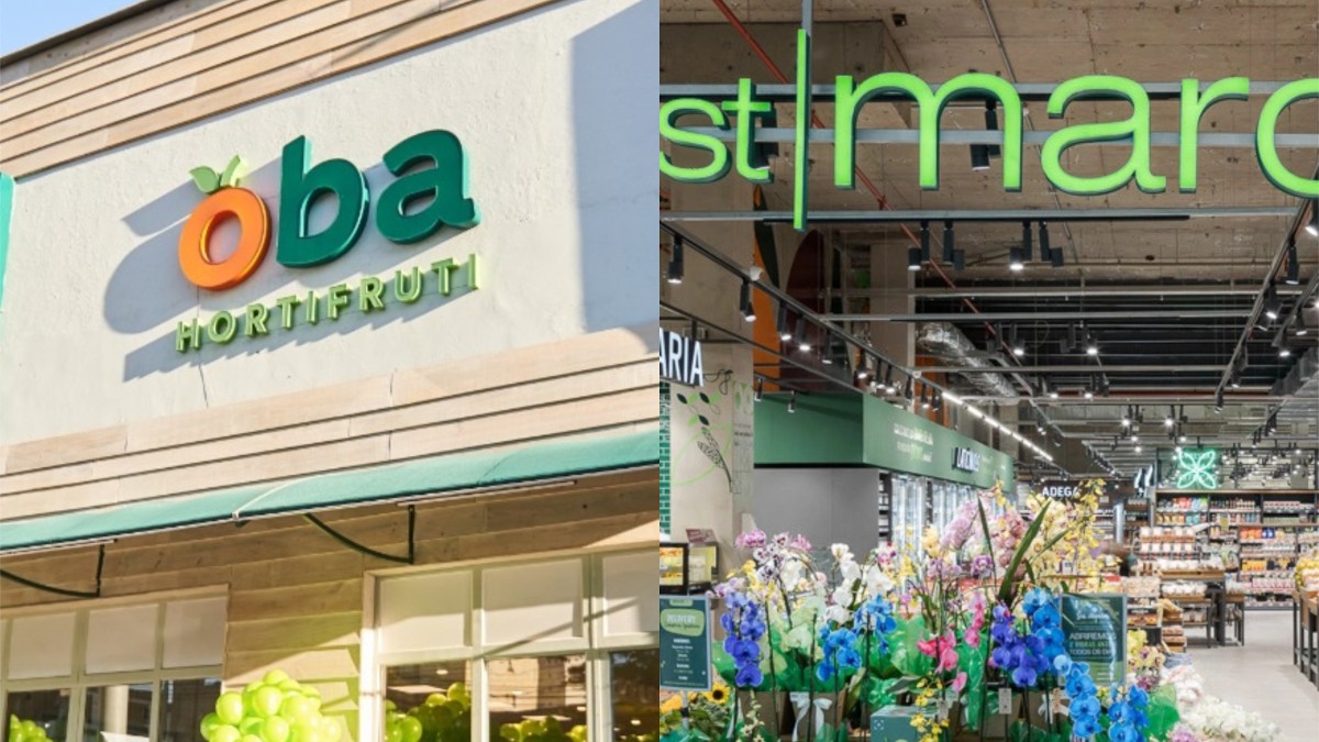São três lojas alugadas para o St. Marche e uma locada para o Oba Hortifruti (Imagem: Divulgação)