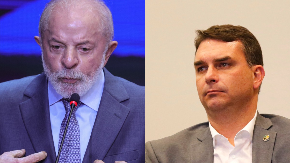 Filho de Bolsonaro está mais competitivo contra Lula do que Tarcísio de Freitas (Imagem: Agência Brasil/Shutterstock)