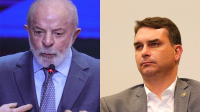 Filho de Bolsonaro está mais competitivo contra Lula do que Tarcísio de Freitas (Imagem: Agência Brasil/Shutterstock)