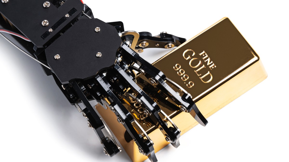 Risco de bolha na inteligência artificial impulsiona busca por ouro (Imagem: Shutterstock)