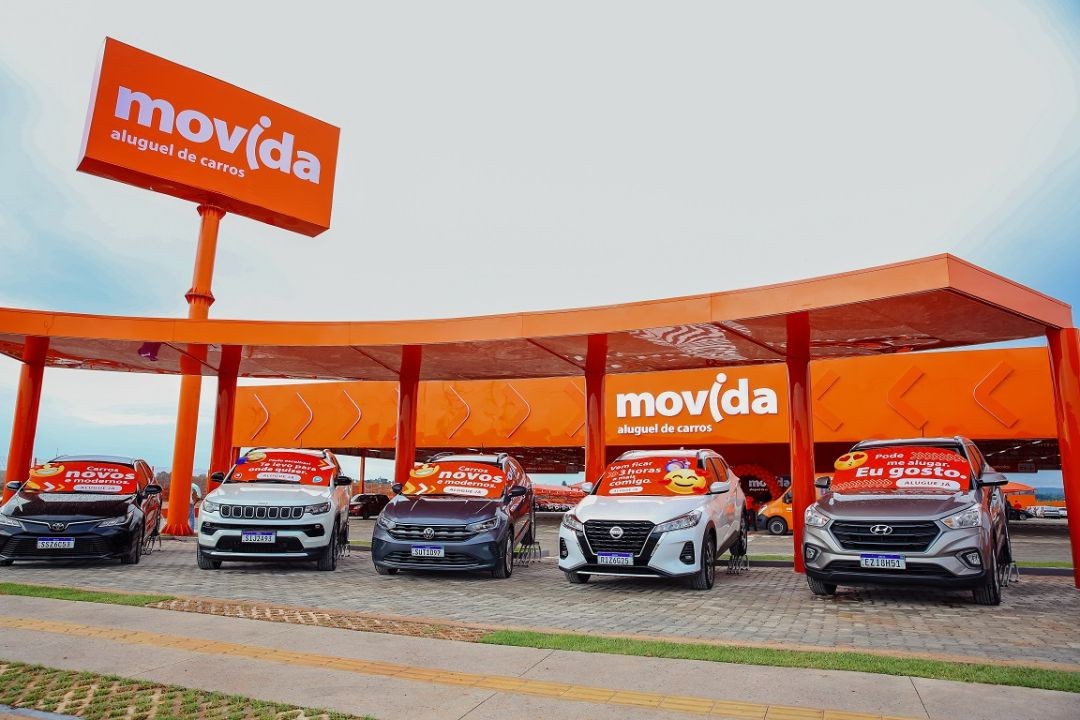 Movida é uma das principais locadoras de veículos do país (Imagem: Divulgação)