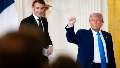 Trump quer que Macron participe do  Conselho da Paz (Imagem: Shutterstock)